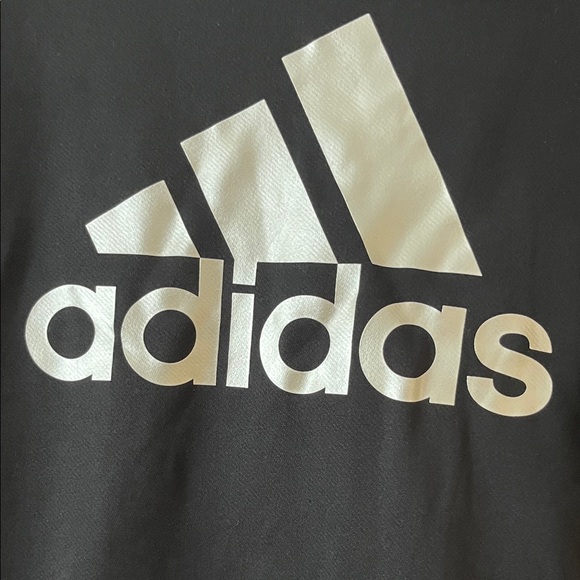 Adidas Black and White Logo Hoodie - Picture 3 of 8